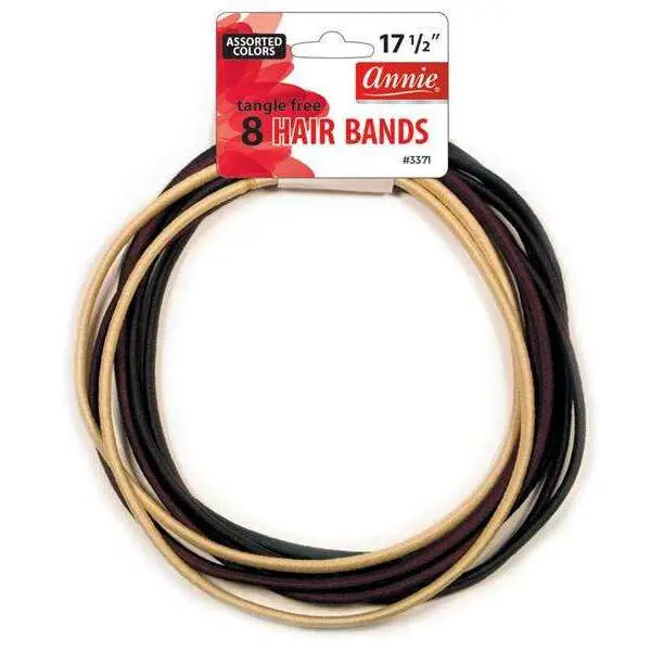 Tangle Hair Band 5.5&quot;Diameter 8Ct Asst Color
