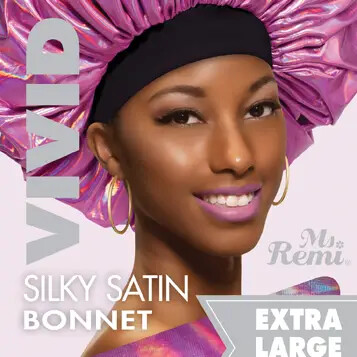 Silky Satin Vivid Bonnet, Type: XL Platinum, Pattern: Assorted Colors