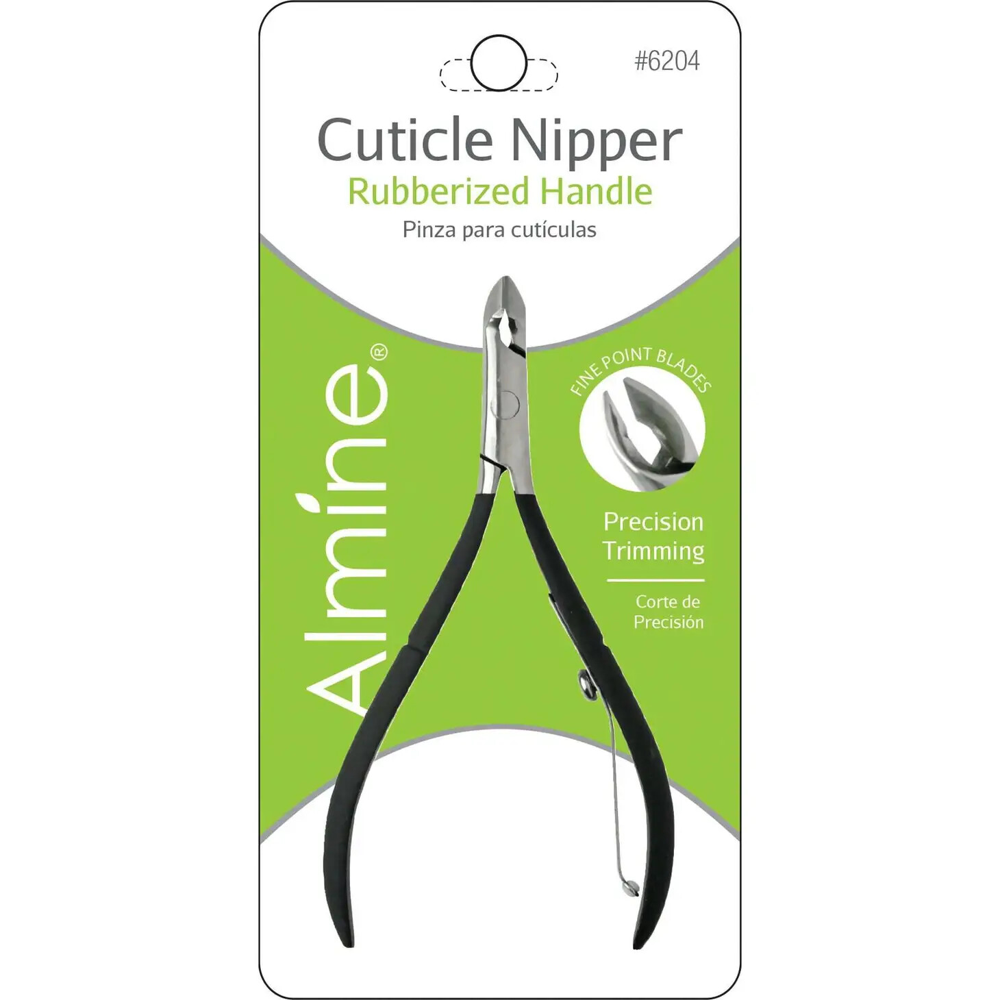 Stainless Steel Nipper with Rubberized Black Handle