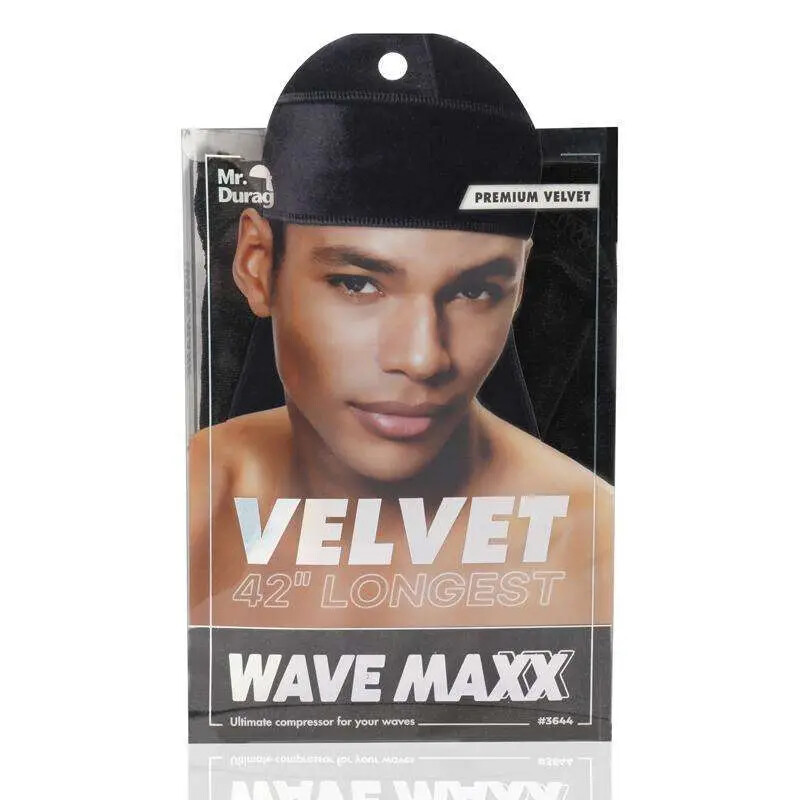 Mr. Durag - Velvet Durag Black