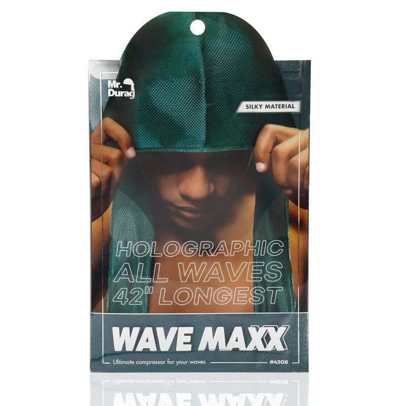 Mr. Durag - Wave Hologram Durag, Color: Asst Colors