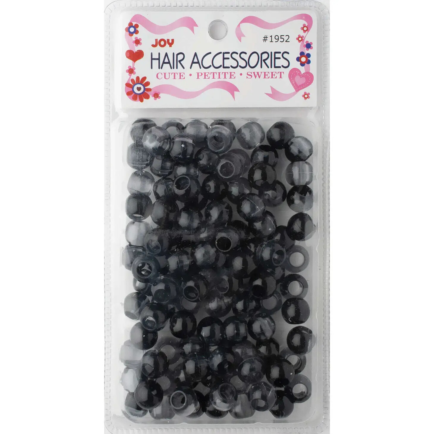 Round Plastic Beads Xl Two Tone, Color: Dark Vivid Assorted