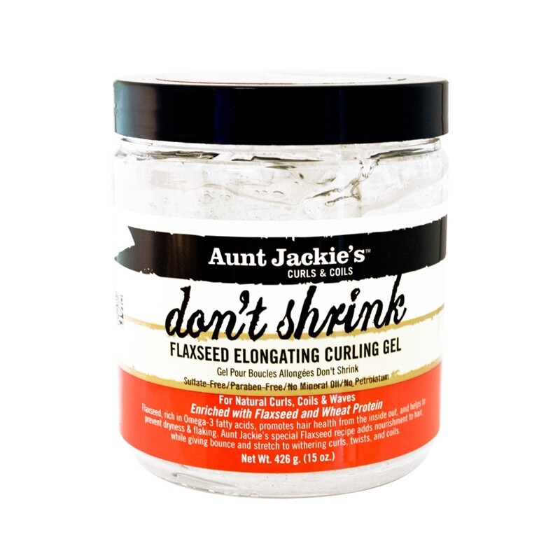 Aunt Jackie&#39;s - Flaxseed - Don&#39;t Shrink Curling Gel, Size: Don&#39;t Shrink Curling Gel