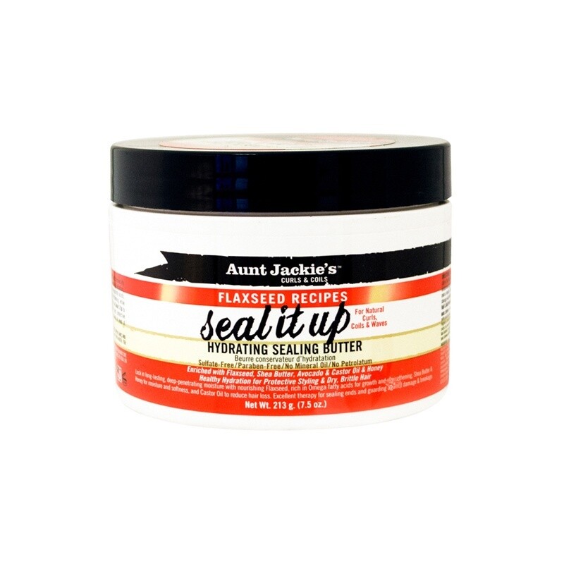 Aunt Jackie&#39;s - Flaxseed - Seal It Up - Hydrating Sealing Butter
