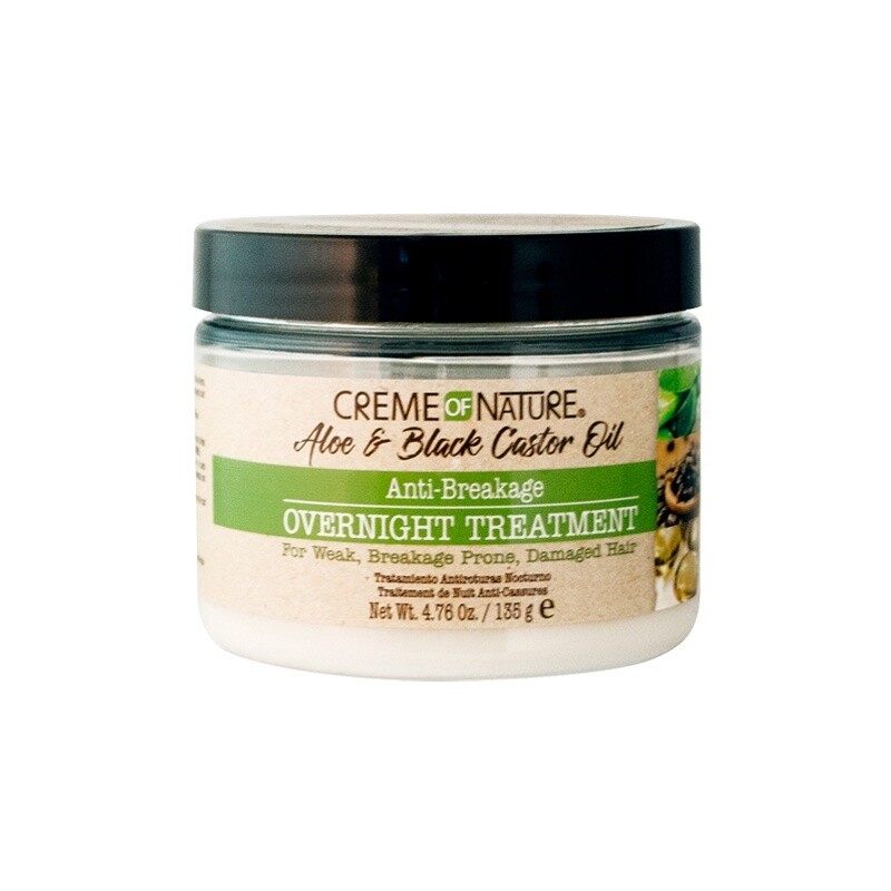 CON - Aloe &amp; Black Castor Oil - Anti- Breakage Overnight Treatment