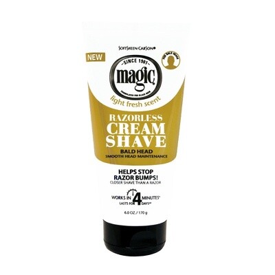 Magic - Razorless Cream Shave - Bald Head
