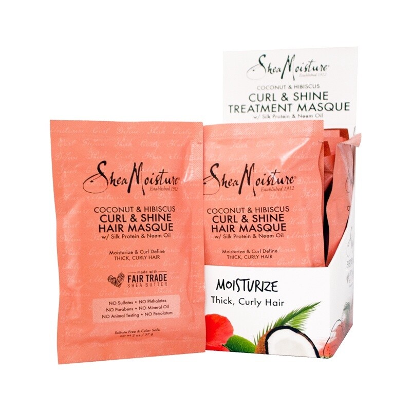 Shea Moisture - Coconut &amp; Hibiscus - Hair Masque Pkt