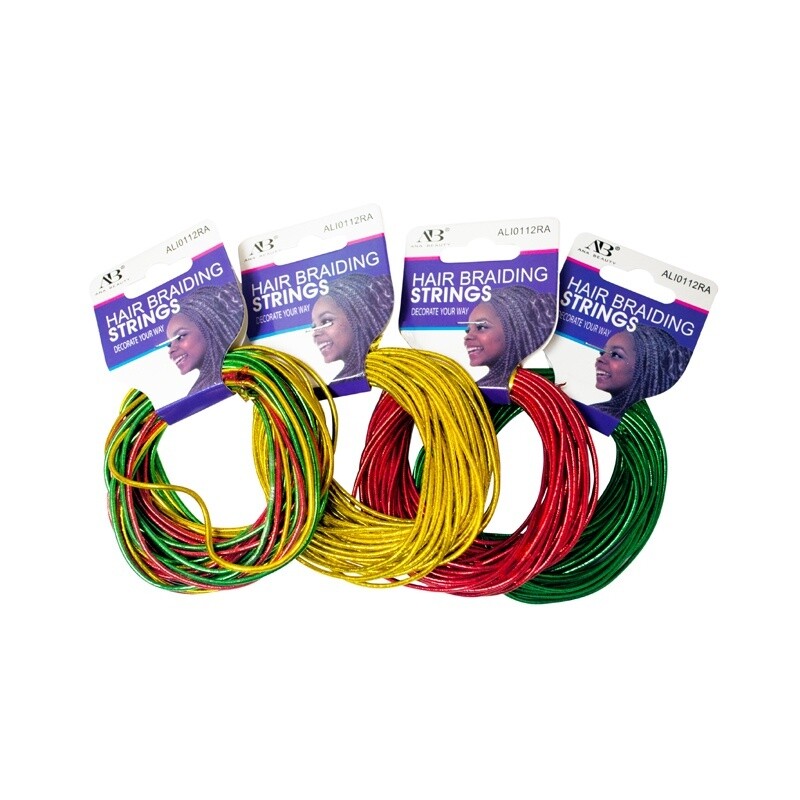 Braiding Strings - Metallic, Type: Assorted