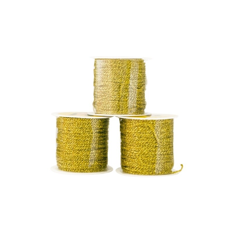 Braiding Thread - Glitter, Type: Gold