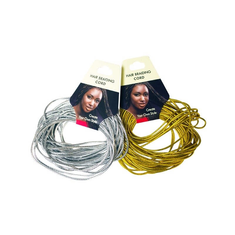 Braiding Strings Metallic Gold/Silver