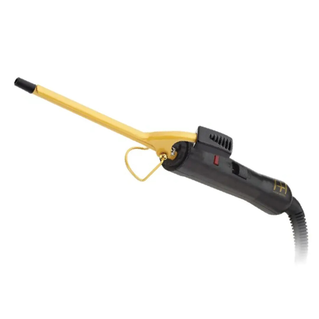 Gold Ceramic Electric Curling Iron, Length: 1/4in