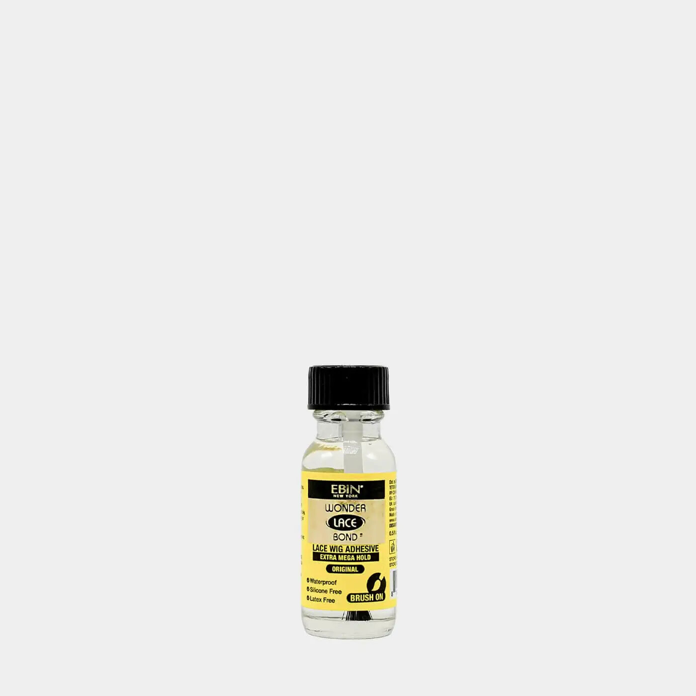 EBIN New York - Lace Wig Adhesive - Clear Bond With Brush, Type: Extra Mega Hold