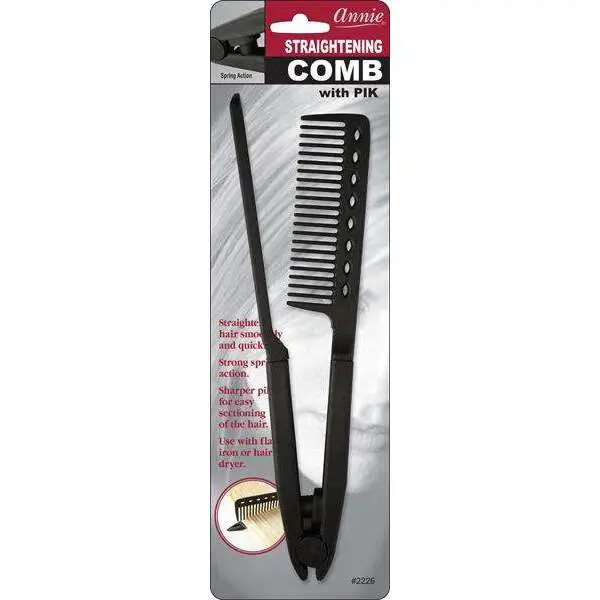 Straightening Comb W/Pik Spring Action