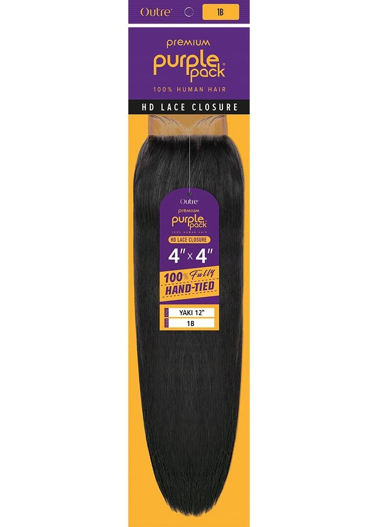 Outre - Purple Pack - HH Yaki - 4x4 HD Closure