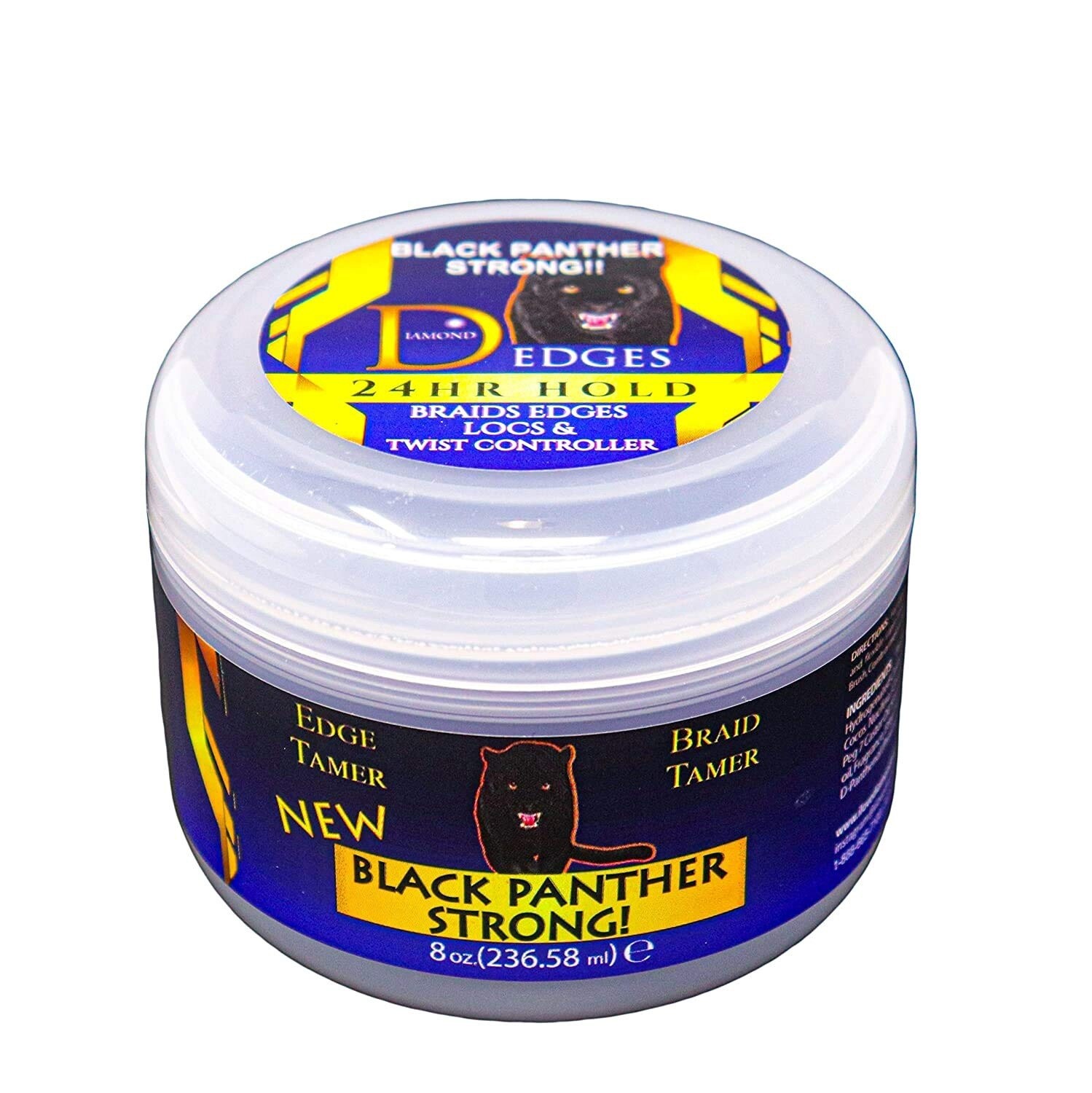 Black Panther Strong - Braids &amp; Edge Tamer, Size: 4oz