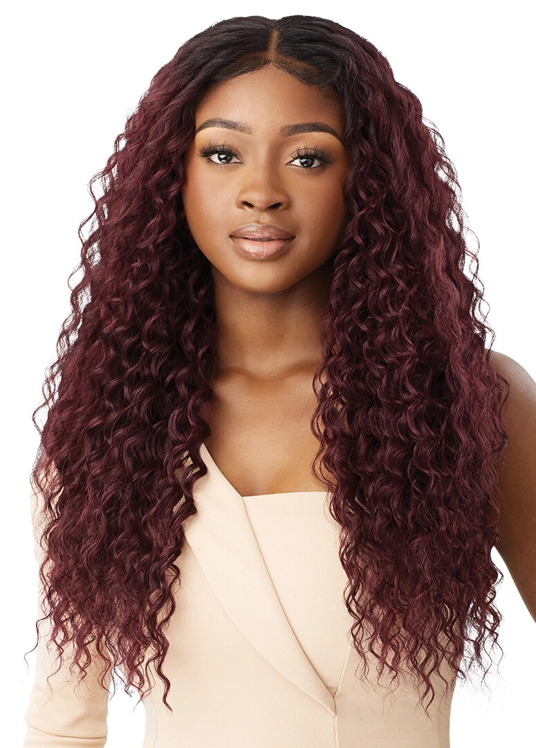 Outre - Premium Purple Pack - Virgin Loose Deep 18 20 22in + 4in Deep Lace Parting Piece