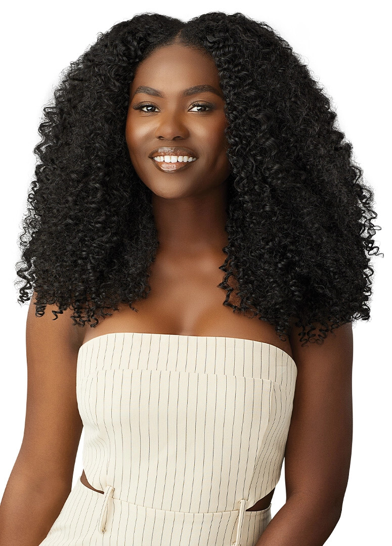 Outre - Big Beautiful Hair - Clip-in - 9pcs - Bohemian Curl 14&quot;
