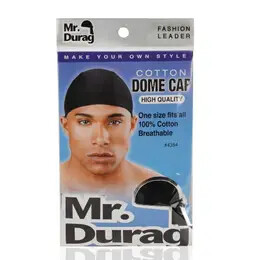 Mr. Durag - Cotton Dome Cap Black