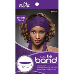 Satin Tie Band, Color: Asst Color