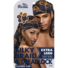 Silky Braid and Dreadlocks Closed Cap, Color: Asst