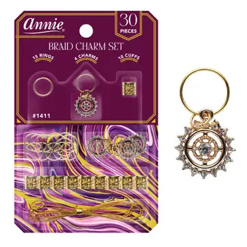 Braid Charm Set, Pattern: Diamond Circle