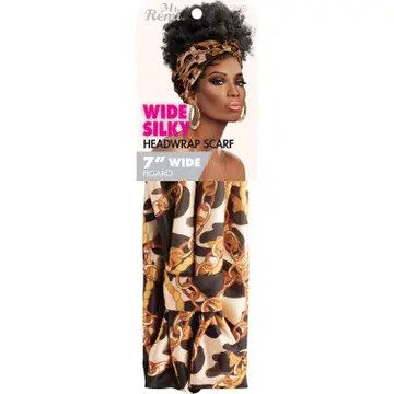 Wide Silky Headwrap Scarf - Assorted