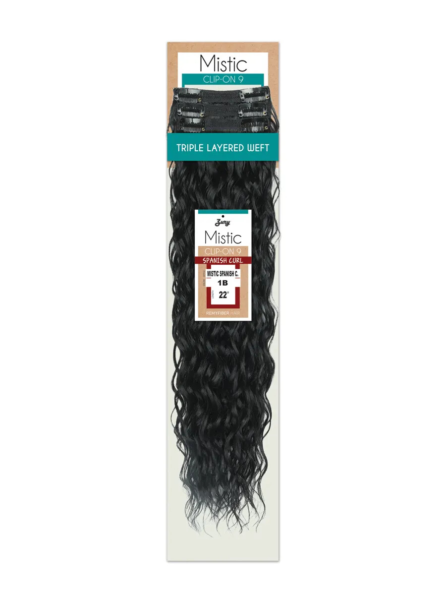 Zury - Mistic - Clip-on 9pcs - Spanish Curl