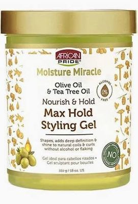 African Pride - Moisture Miracle - Maximum Hold Styling Gel