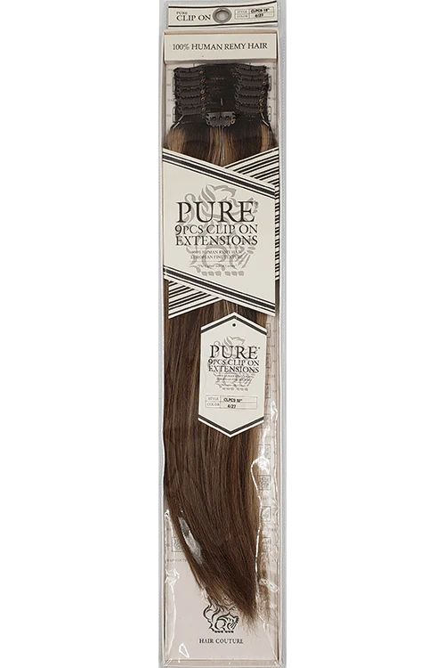 Hair Couture - Pure - 9pcs Clip-On - Straight