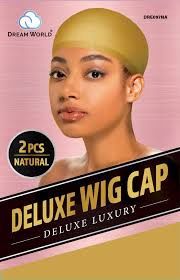 Dream World  Deluxe Luxury Wig Cap Natural 2pc