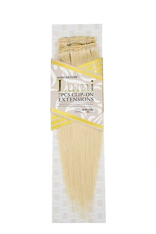 Hair Couture - Lumi - 7pcs Clip-On Extensions, Length: 10, Color: 1B