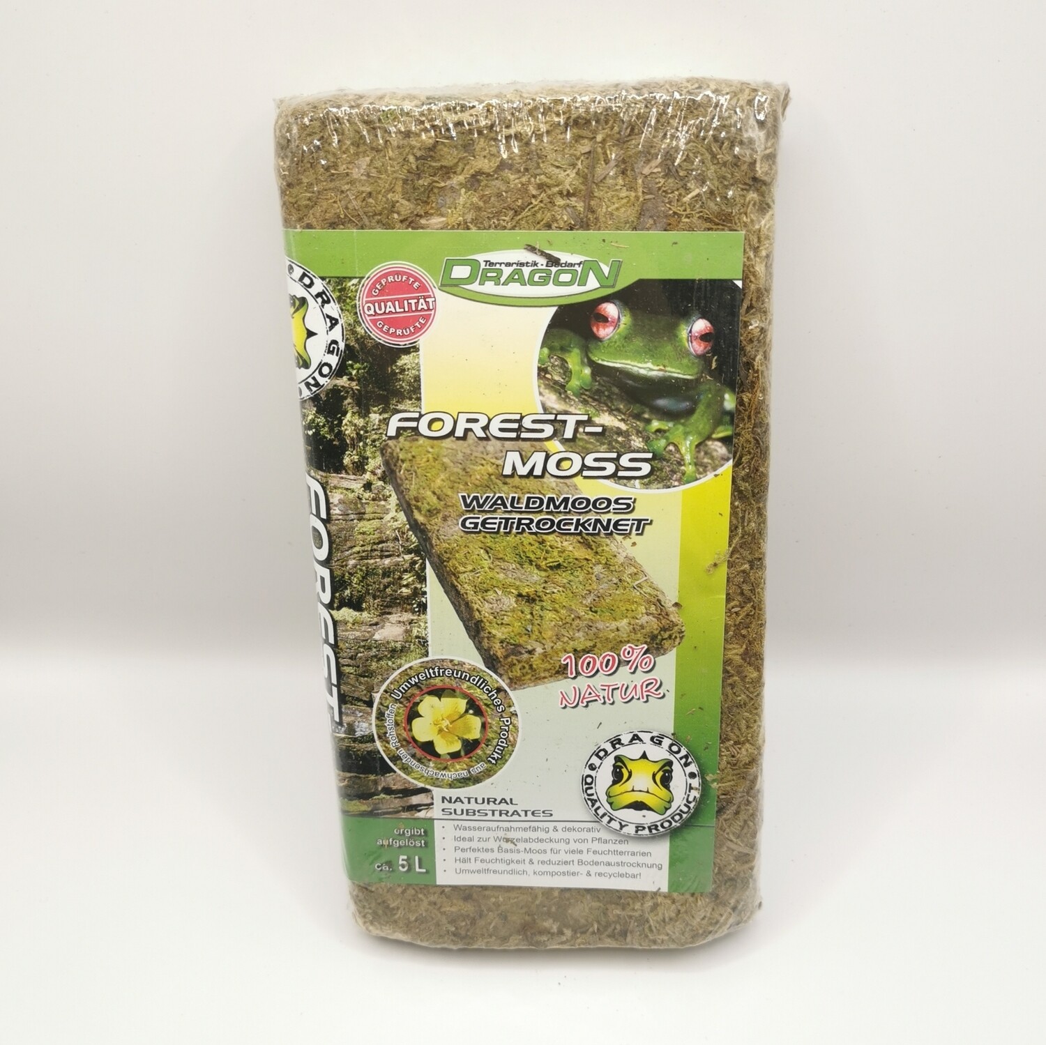 Waldmoos Natur, getrocknet, 100g