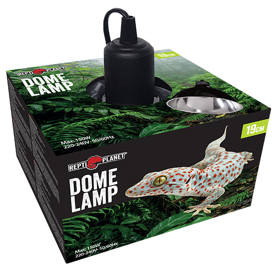 Lampenfassung mit Reflektor hoch 19 cm