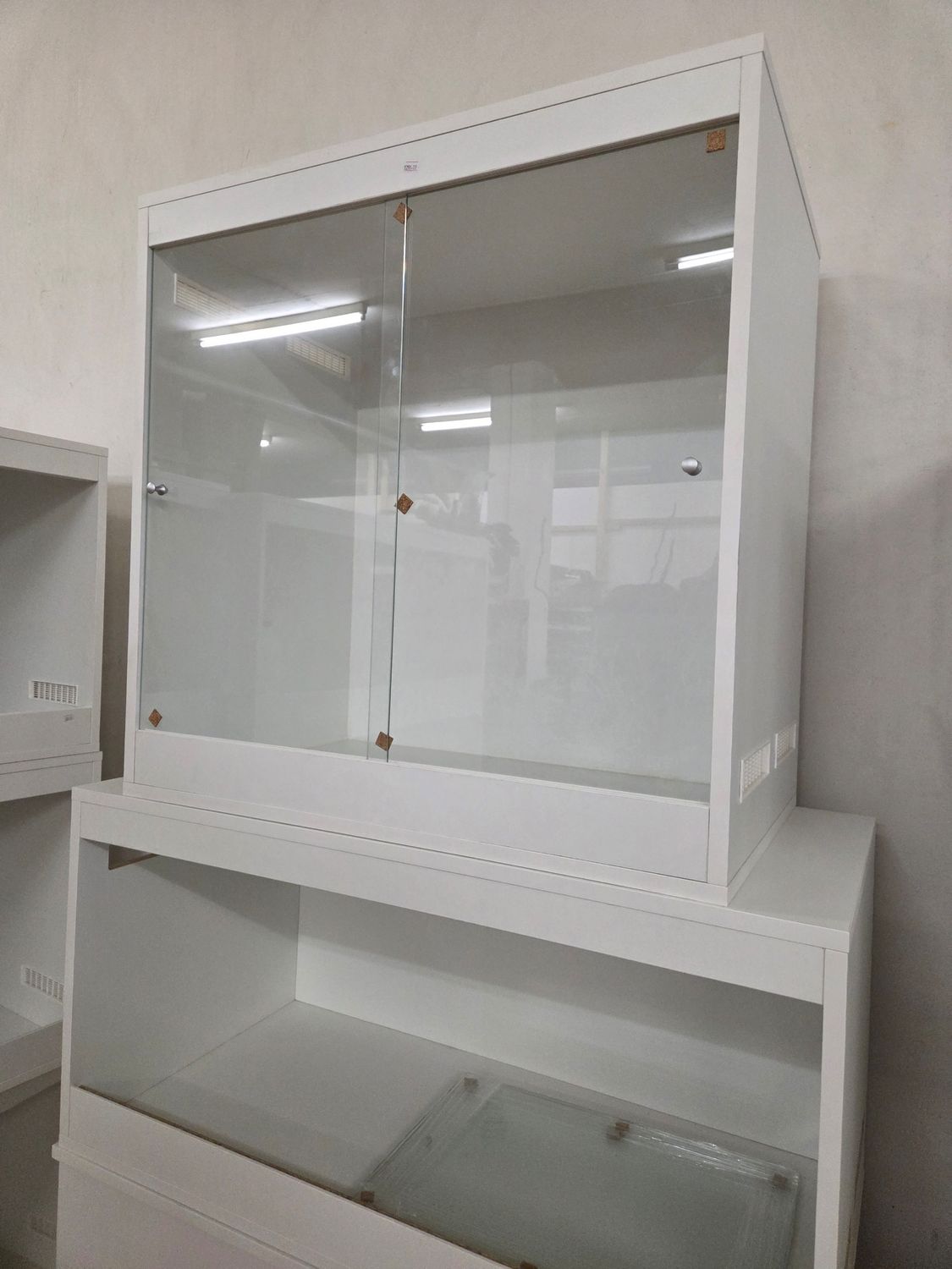 Weiss Holz Terrarium