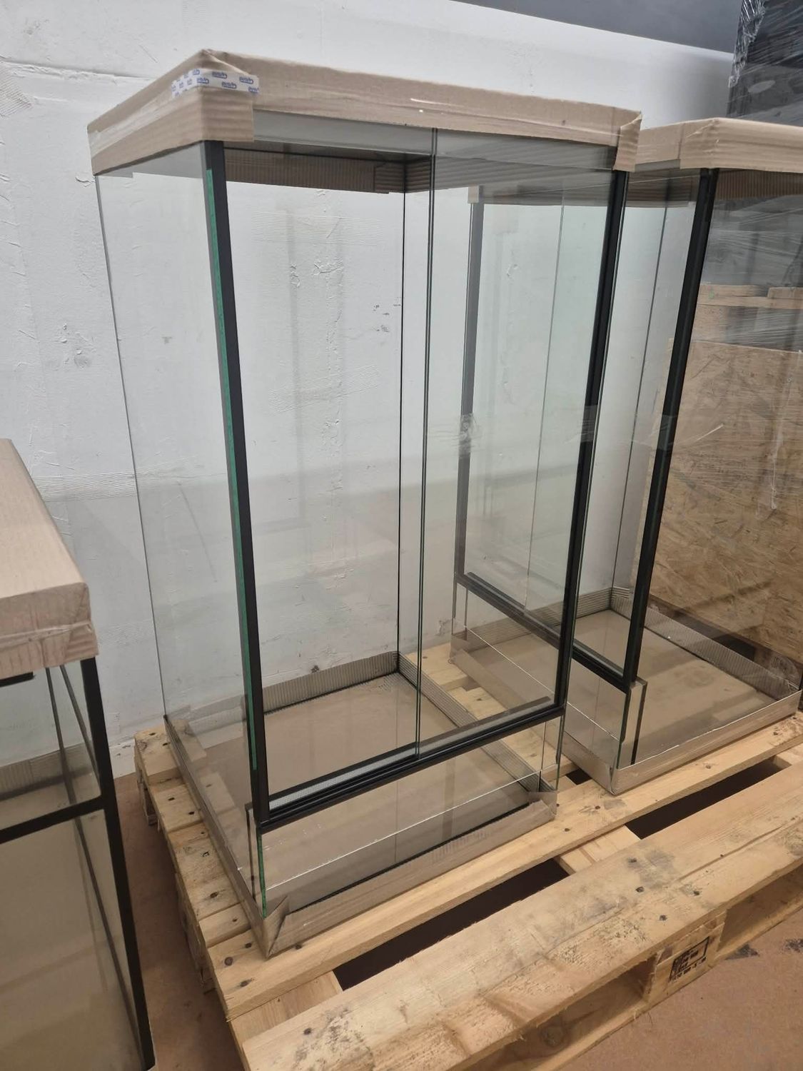 Glas Terrarium 60x60x120