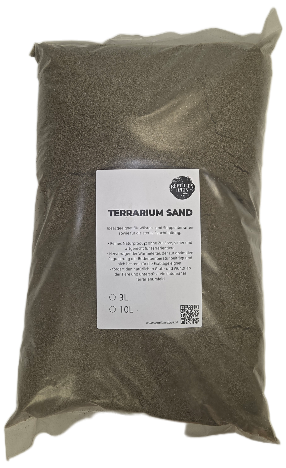 Terrarium Sand grau