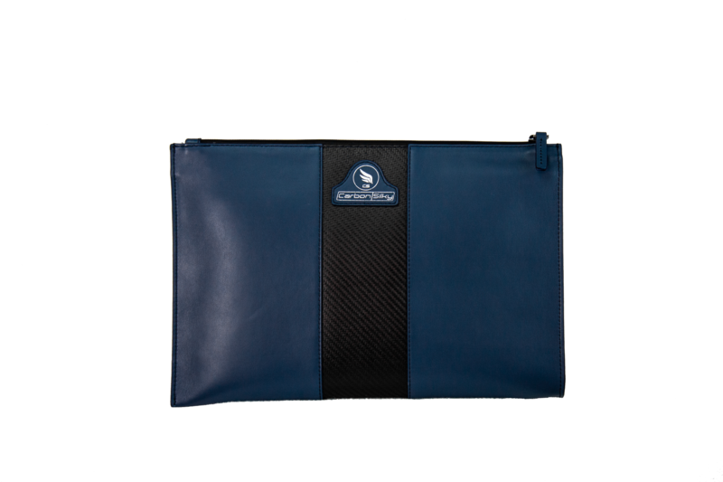 BLUE DOCUMENT HOLDER / CARBONSILKY