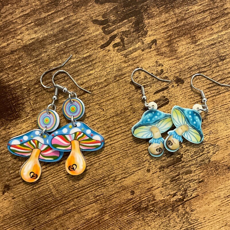 Groovy Mushroom Earrings