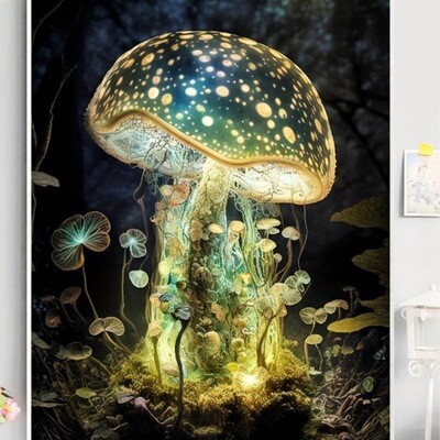 Mushroom Diamond Art