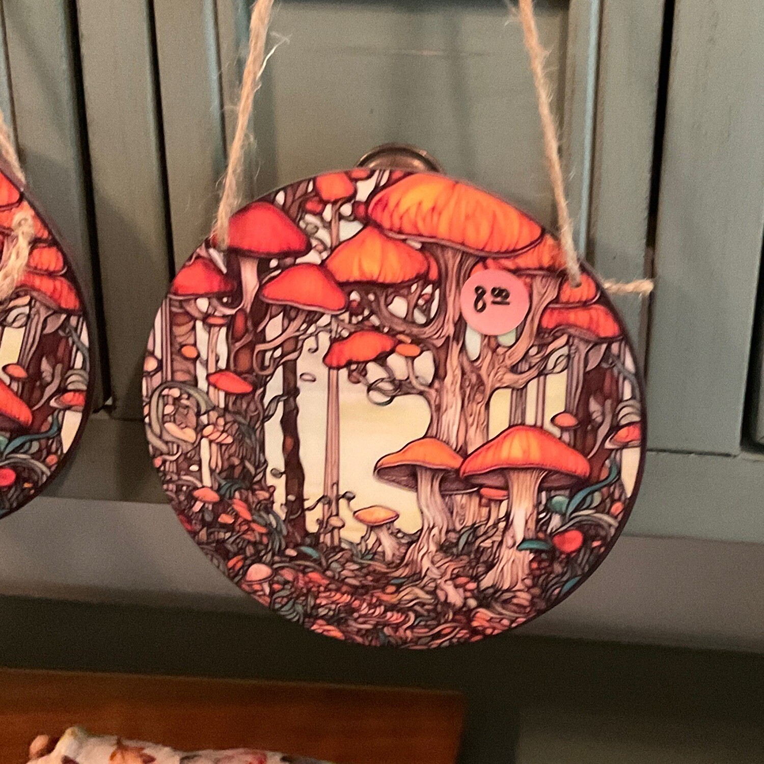 Hanging mushroom circle 