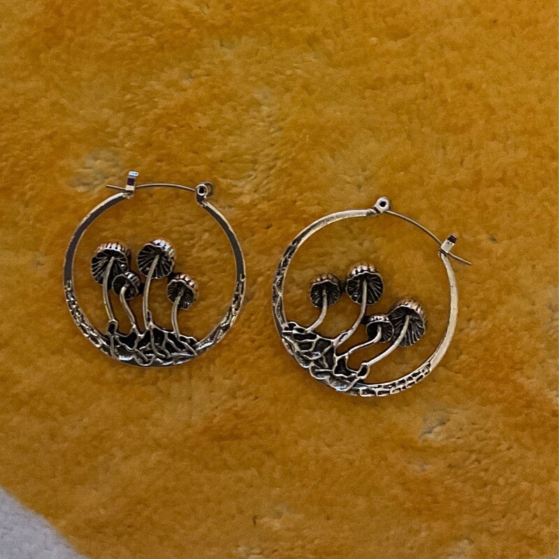 Silver Hoop Earrings