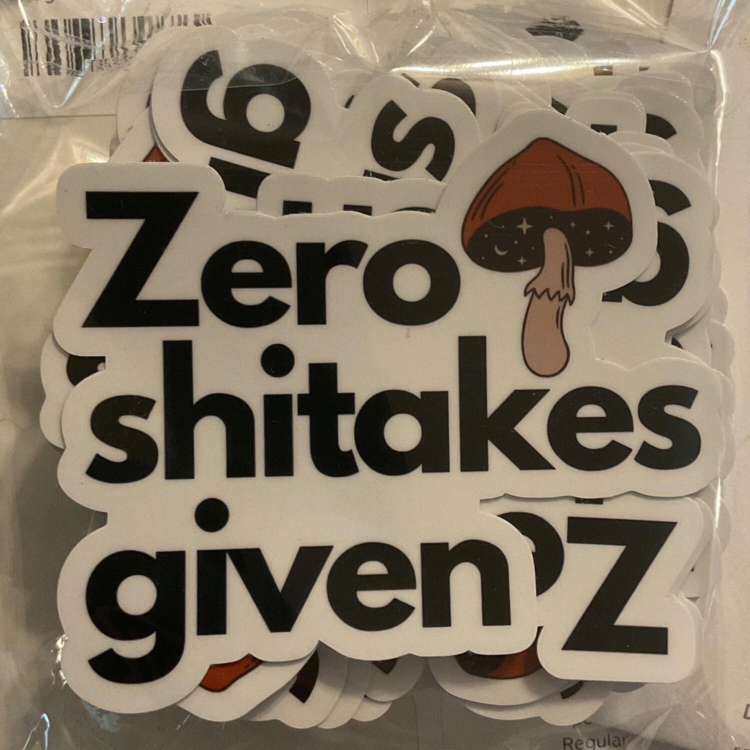 Zero Shiitake Given sticker 