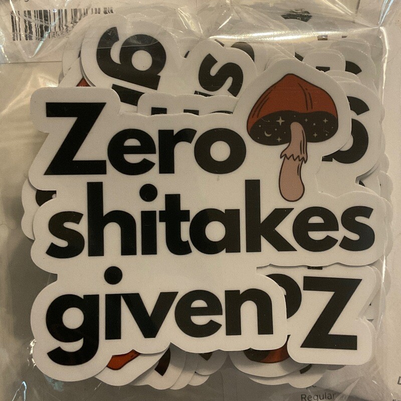 Zero Shiitake Given sticker 