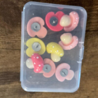 Mushroom Push Pins
