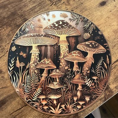 Round Mushroom Sign