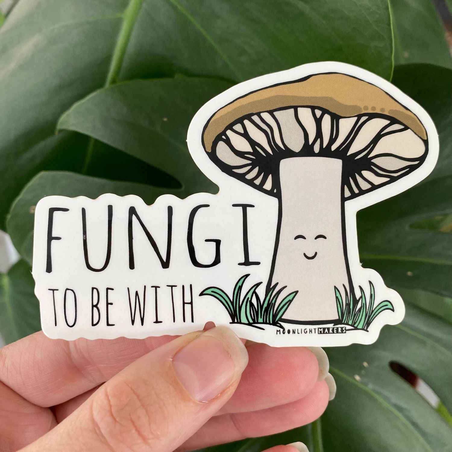 Fungi To Be With - Die Cut Stickers - Set of 12