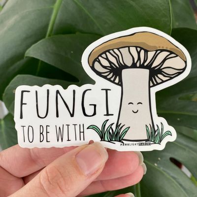 Fungi To Be With - Die Cut Stickers - Set of 12