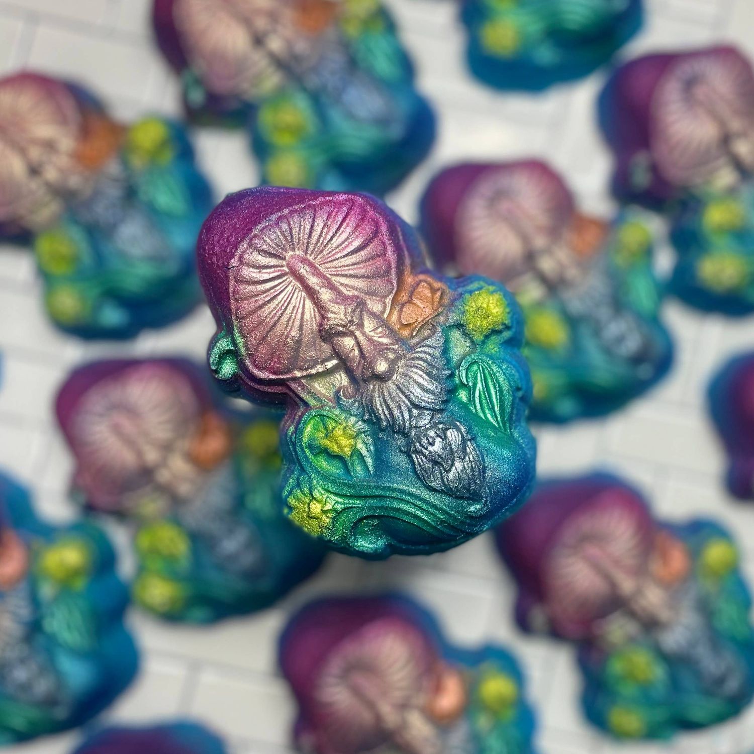 Mushroom man bath bomb