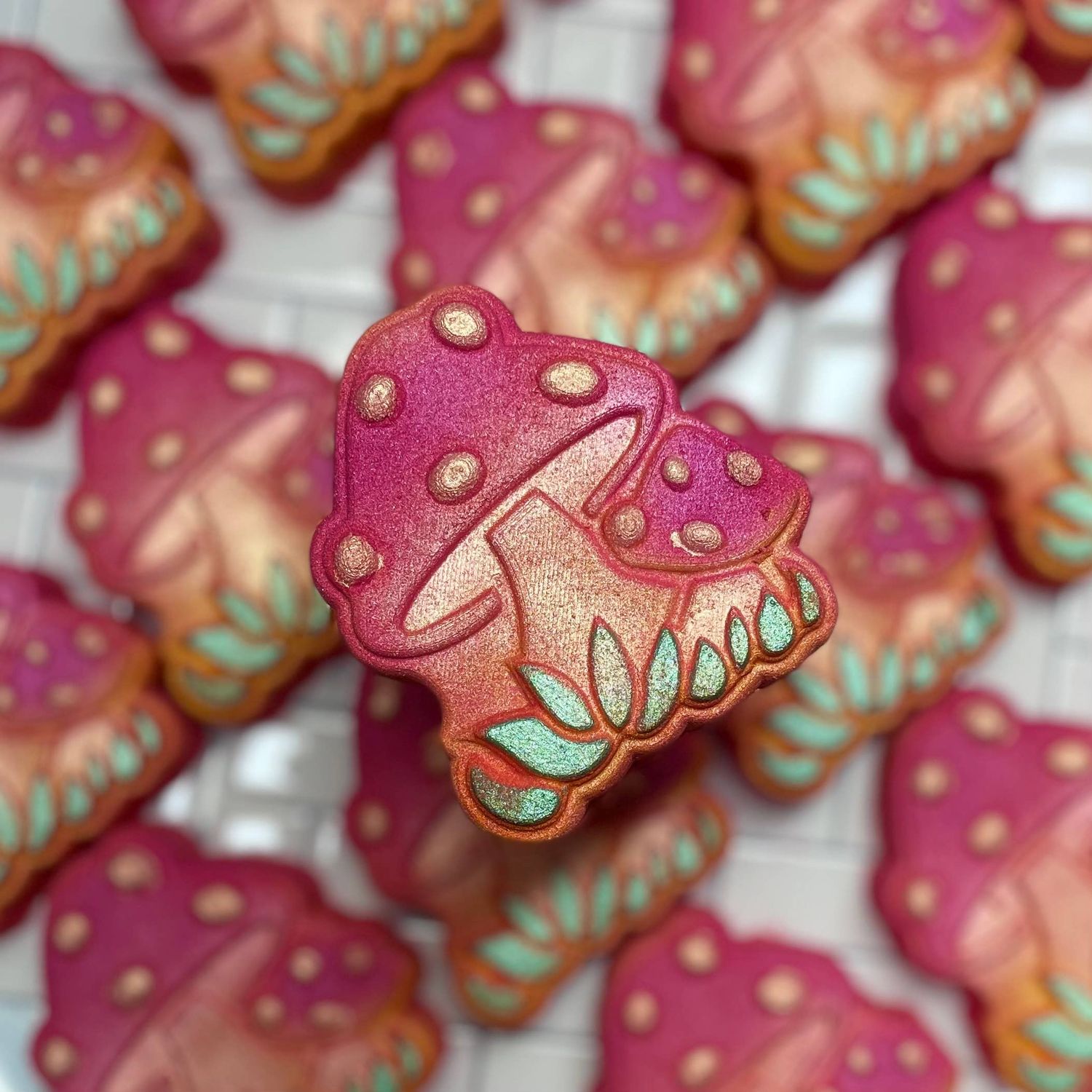 Mushroom Bath Bomb (flat)