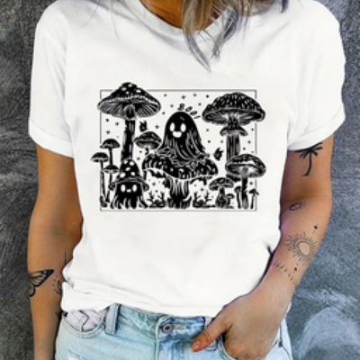 Spooky Mushroom Tshirt